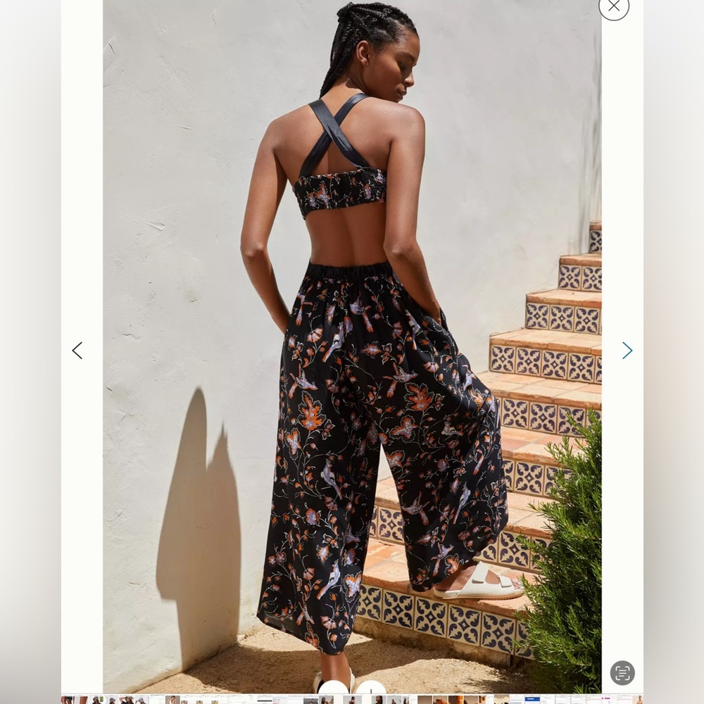 NWT- Anthropologie The Brinkley V-Neck Jumpsuit ❤️❤️❤️❤️ - Picture 2 of 11